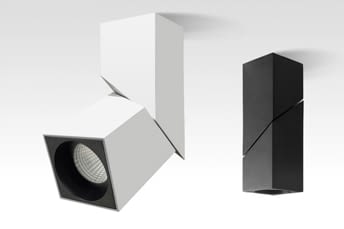 ספוטים מרובעים אלגנטיים מאלומיניום צמודי תקרה ZWL-2862