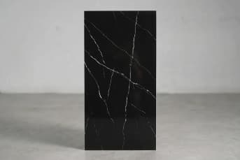 אריח דמוי שיש שחור אפור 120X60 בגוון שחור עם עורקים אפורים ליבוא ריצוף מסין