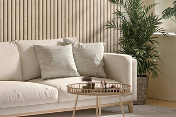 white oak mdf wall panels