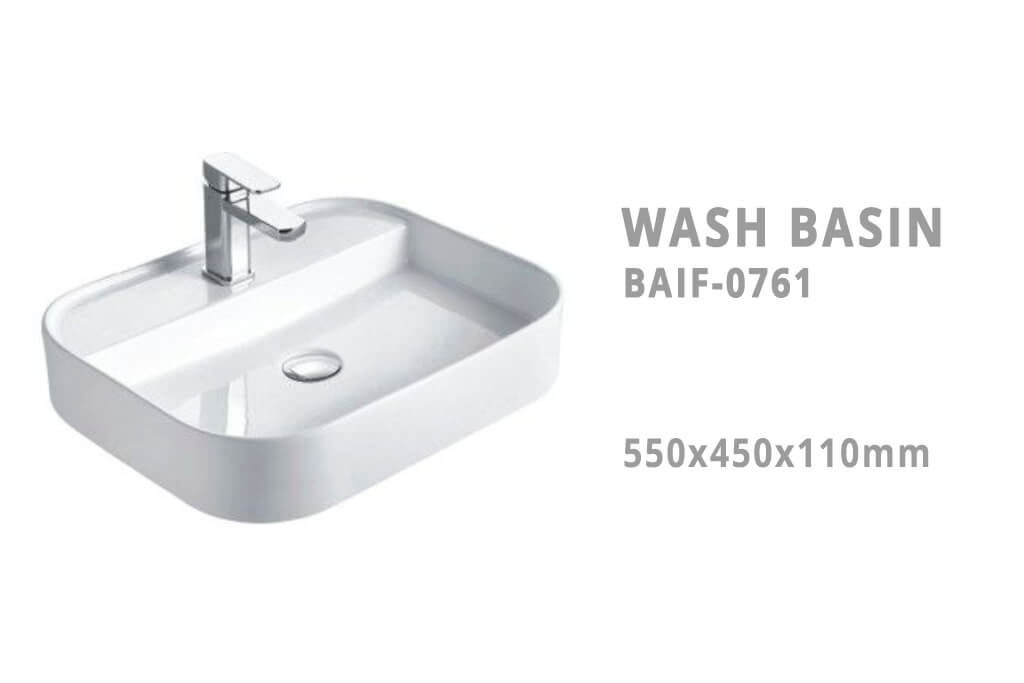 כיור מונח על משטח איכותי מקרמיקה דגם BAIF-0761 - ייבוא אישי מסין
