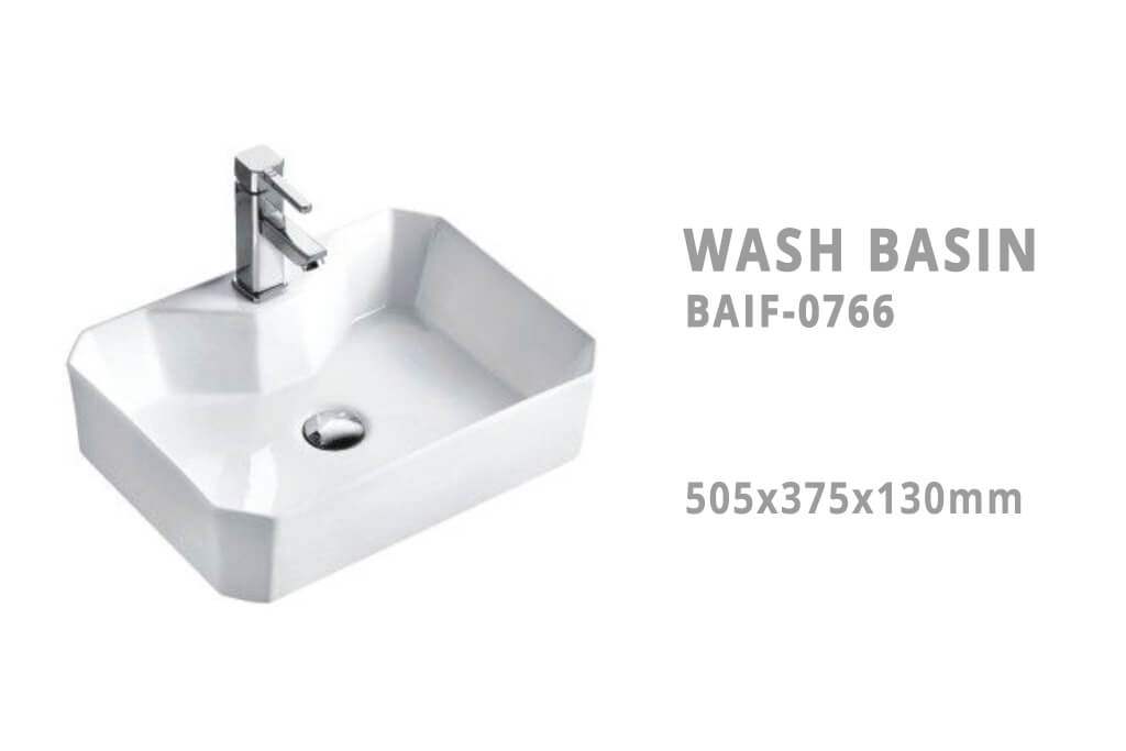 כיור מונח על משטח איכותי מקרמיקה דגם BAIF-0766 - ייבוא אישי מסין