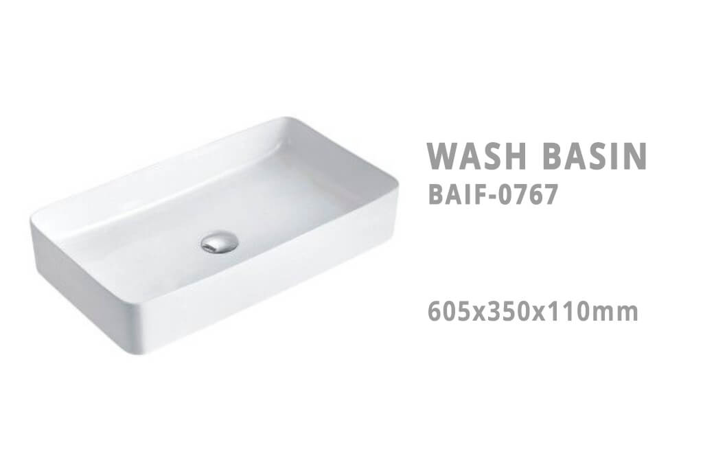 כיור צף על משטח איכותי מקרמיקה דגם BAIF-0767 - ייבוא אישי מסין