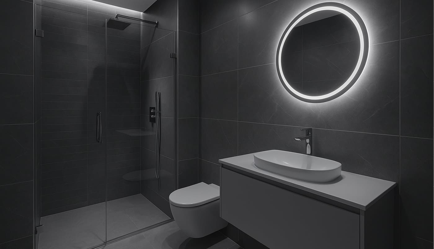 image of luxury shower room